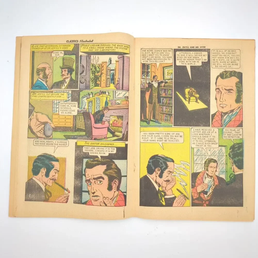 Classics Illustrated Comic Book Lot of 2 #13 #139 Gilberton 1964 1969 Silver Age
